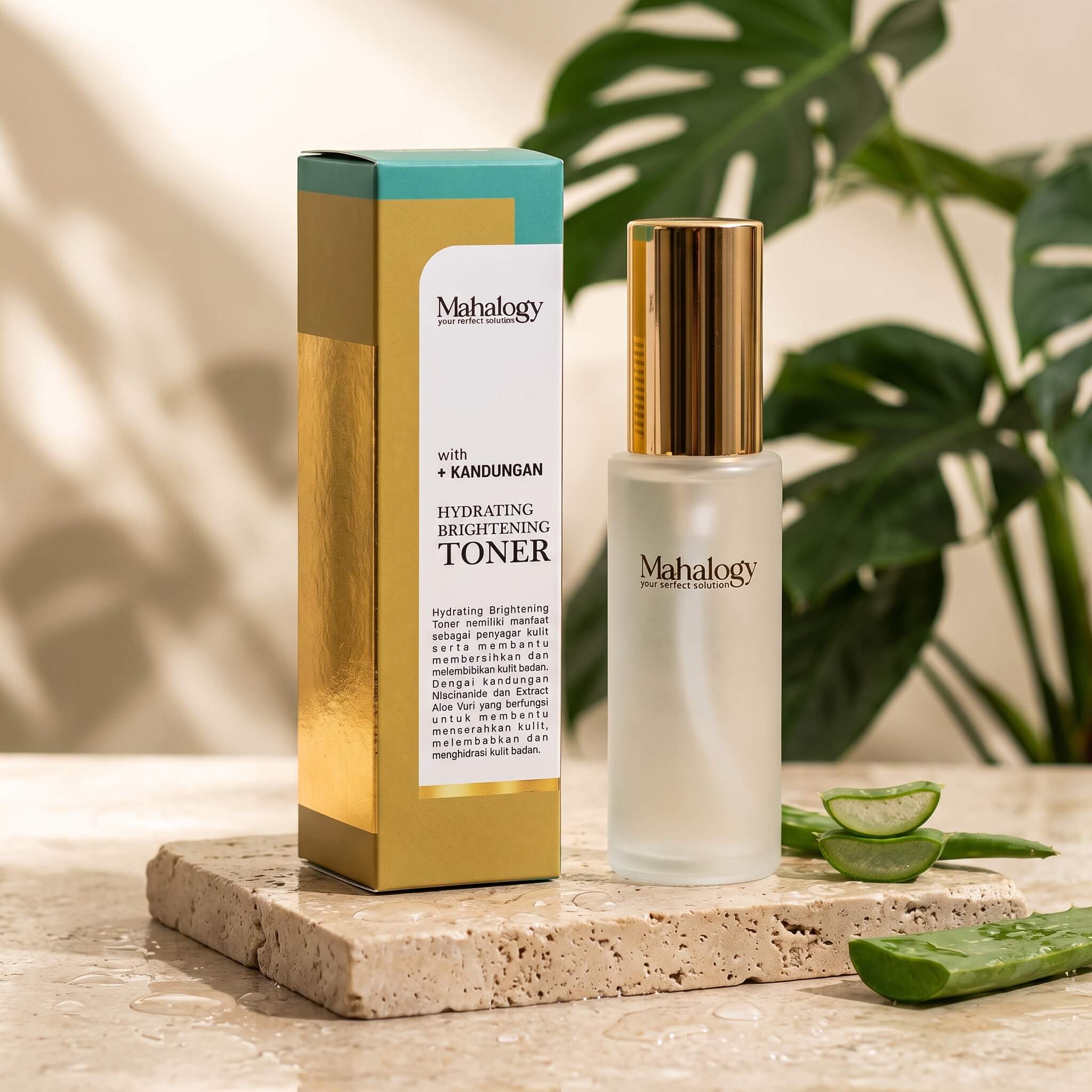 Mahalogy Hydrating Brightening Toner Resmi BPOM